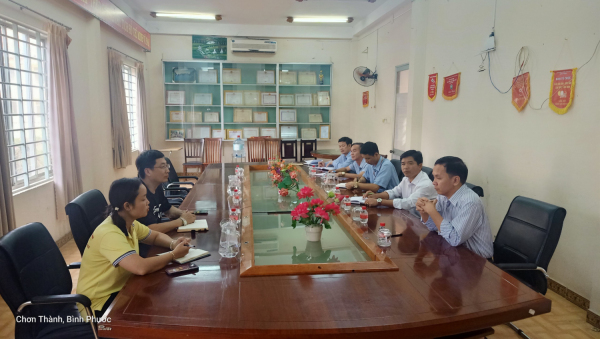 CÔNG TY HAOHUA THAM QUAN VÀ LÀM VIỆC VỚI TRƯỜNG CAO ĐẲNG BÌNH PHƯỚC