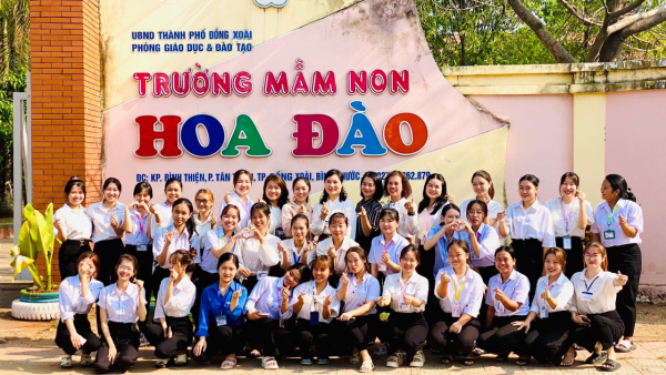 SINH VIÊN NGÀNH GIÁO DỤC MẦM NON TRƯỜNG CAO ĐẲNG BÌNH PHƯỚC THỰC TẬP SƯ PHẠM, THỰC TẬP TỐT NGHIỆP NĂM 2024