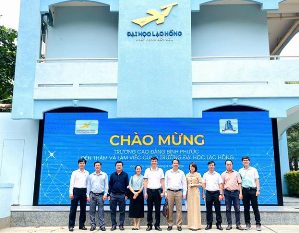 TRƯỜNG CAO ĐẲNG BÌNH PHƯỚC VÀ ĐẠI HỌC LẠC HỒNG THÚC ĐẨY HỢP TÁC ĐÀO TẠO