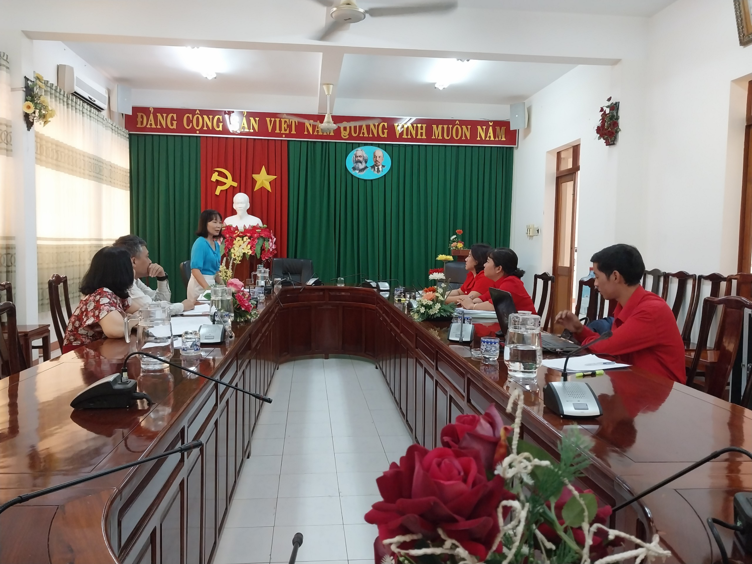 Hội Chữ thập đỏ tỉnh Bình Phước đã tiến hành kiểm tra kết quả thực hiện công tác Hội Chữ thập đỏ trường học năm học 2022-2023 tại trường Cao đẳng Bình Phước