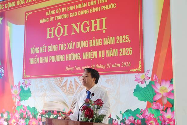 Hội nghị tổng kết công tác Đảng năm 2025, triển khai phương hướng, nhiệm vụ năm 2026.