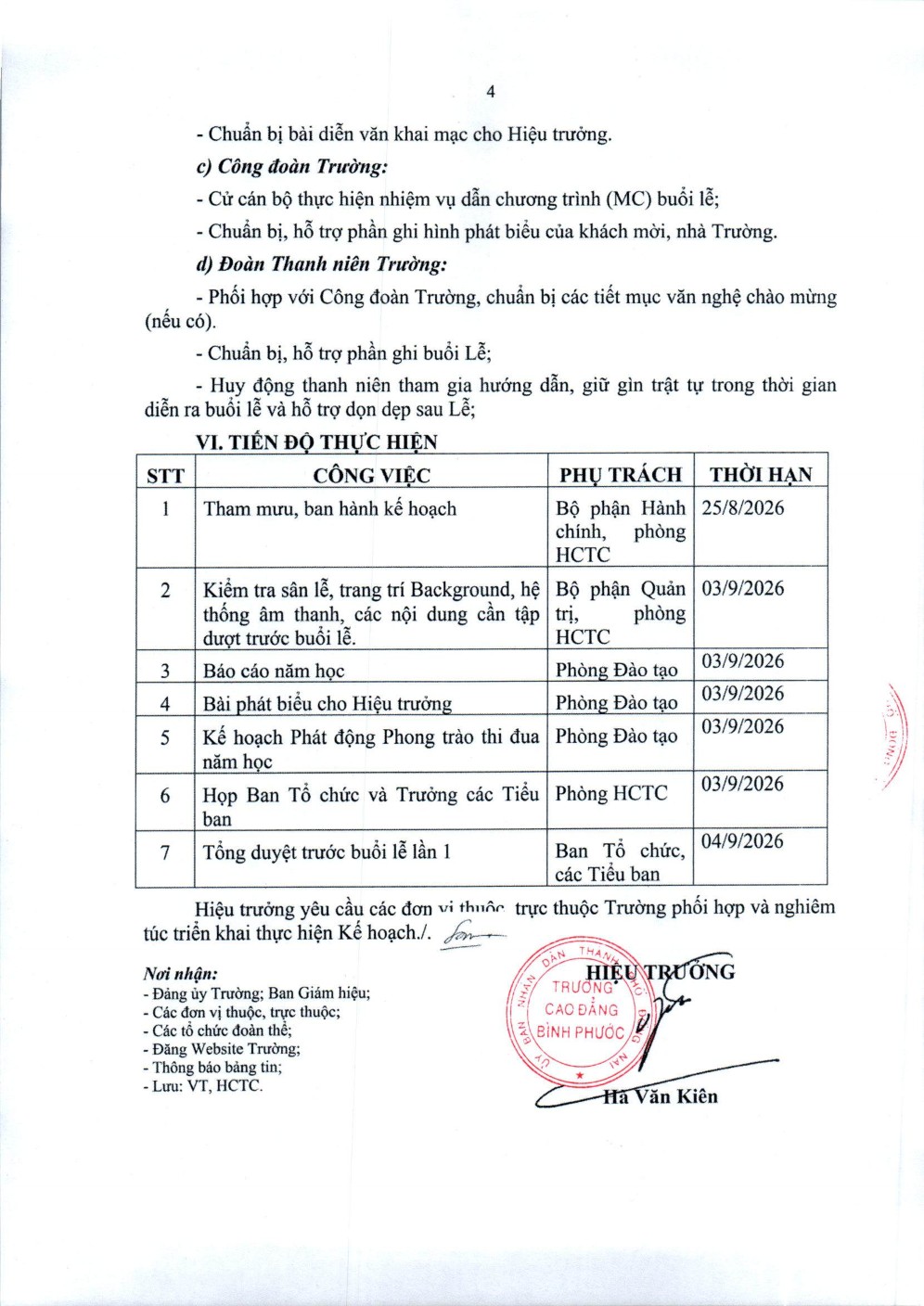 KH 90 kễ khai giảng năm học 2026 2027 004