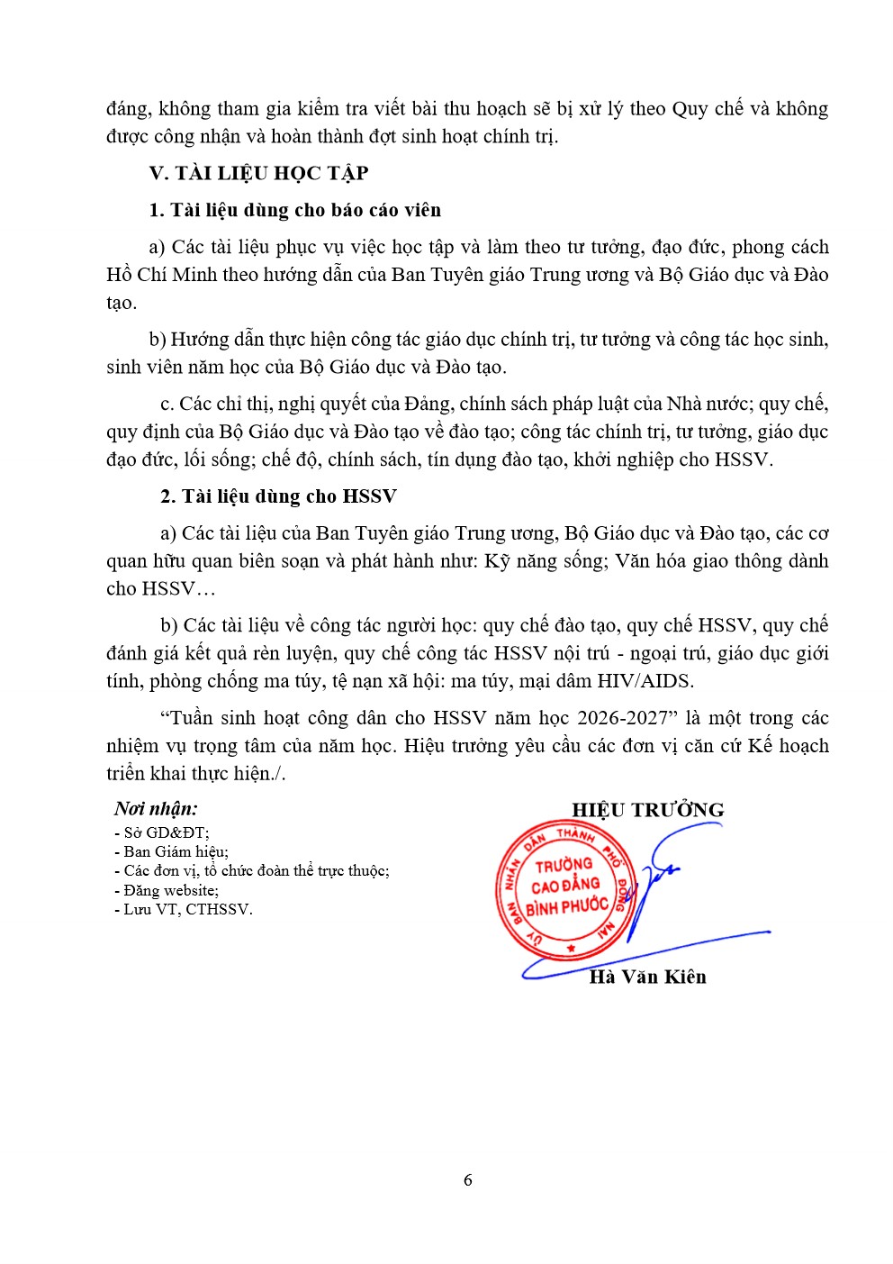 KH 91 tuần sinh hoạt công dân 006